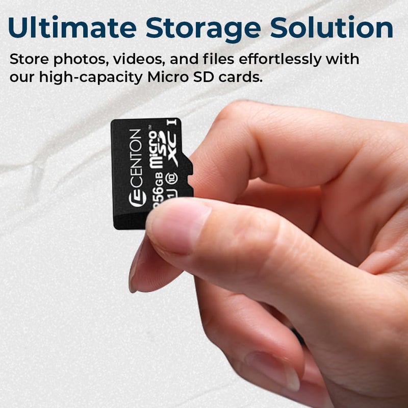 Centon Eelctronics MP Essential Micro SDHC Card, Ultimate Memory Card for Phones, Tablets, Cameras, and More, UHS1, 32GB, 5 Pack Bulk w/Adapter - Image 3